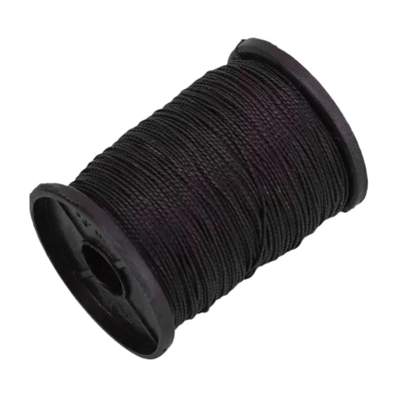 Wswqop Nylon Thread for Fly Tying And DIY Projects Durable Braided Cord for Fishing And Black
