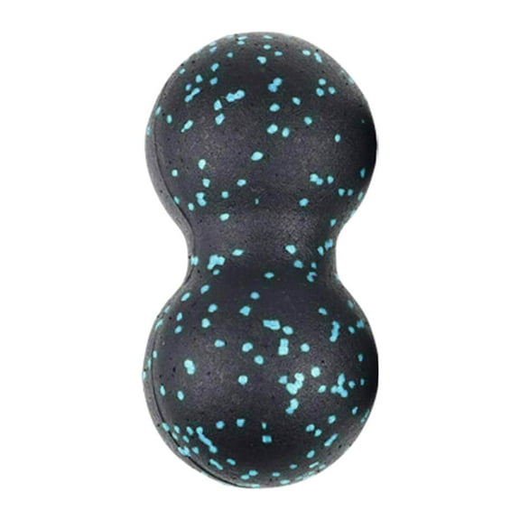 Wswqop Peanut Massage Ball Double Lacrosse Balls for Myofascial Release, - Blue