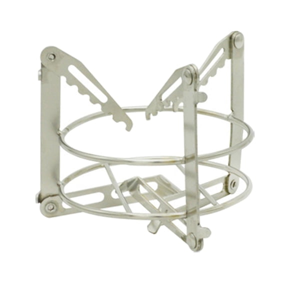 Wswqop Portable Stove Support Stand Cooking Tool Stainless Steel Multifunction Foldable
