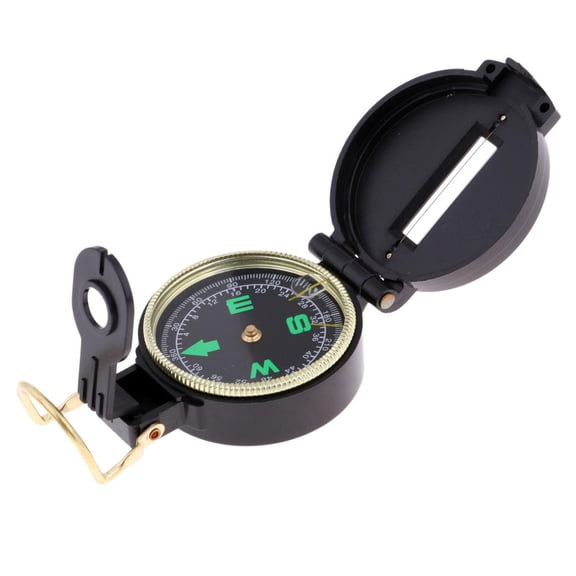 Wswqop Professional Pocket Sighting Survival Emergency Compass Clinometer for Outdoor