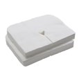 thumbnail image 1 of Wswqop Set of 100 Disposable Face Cradle Covers Ultra Soft Headrest Covers Pillow Cushion Cover for Beauty Salon Bed Massage Chairs 30g Fabric, 1 of 9