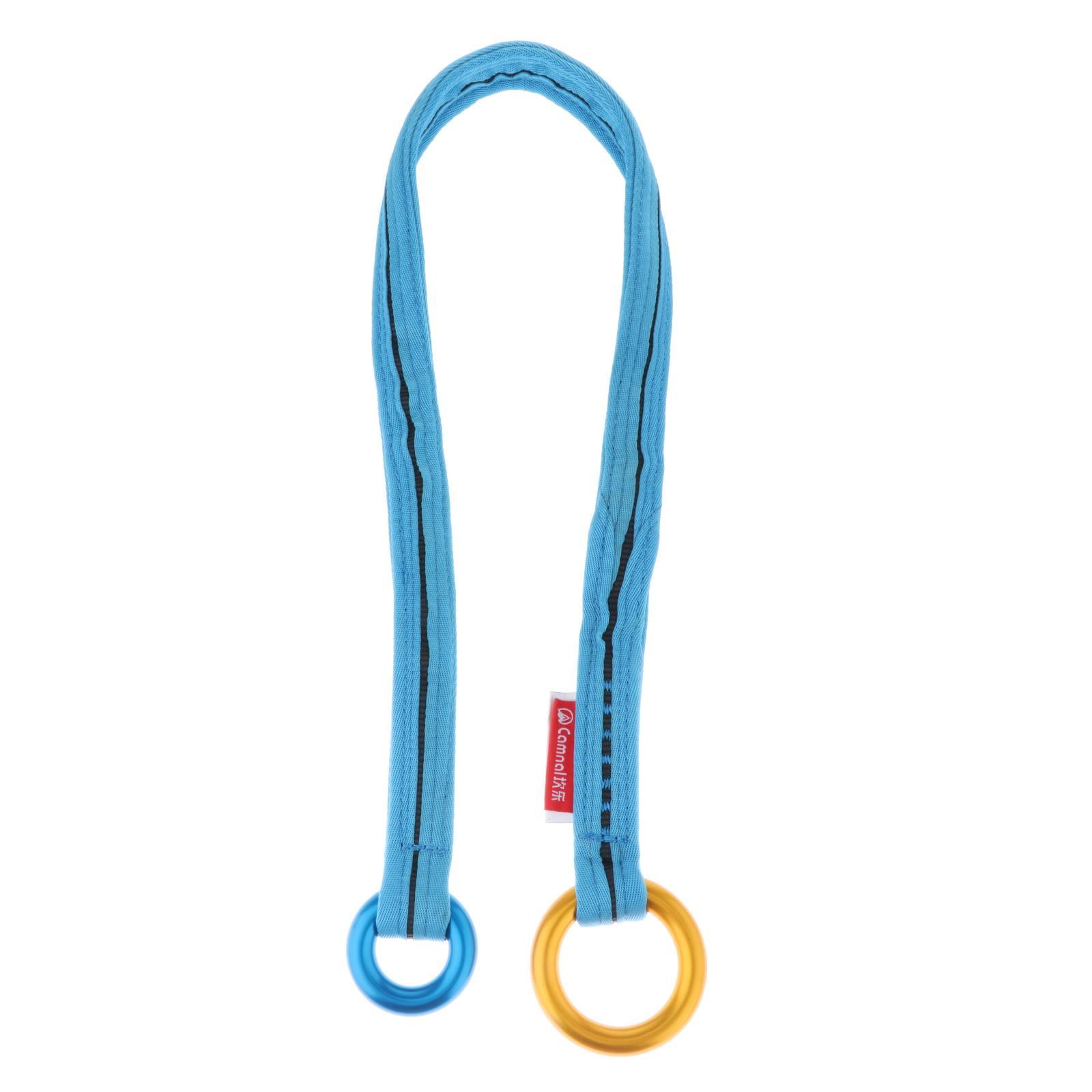 Wswqop Tree Arborist Friction Saver, Retrievable Anchor, Durable Climbing Rope And Camp Cambium Saver for Rock Climbing Hiking Camping Outdoor Exploring , Blue 120cm
