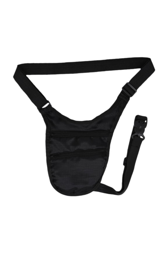 Underarm Bag Concealed Pack Chest Multipurpose Breathable Crossbody Money Belt black