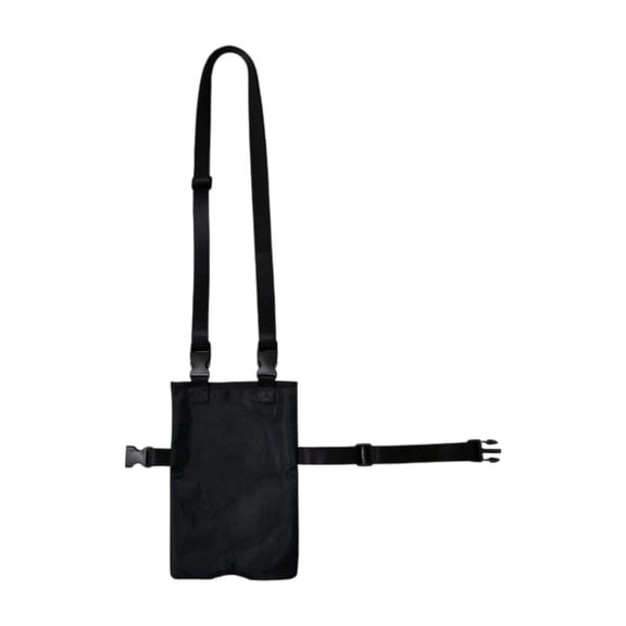 Wswqop Urinary Drainage Bag Body Fluid Shoulder Bag 2000ml Easy to Use Easy Maintenance black