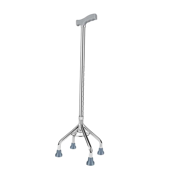 Wswqop Walking Cane Crutch Anti-Slip Durable 1 Gears Adjustable Retractable Telescopic Heightened 4 feet