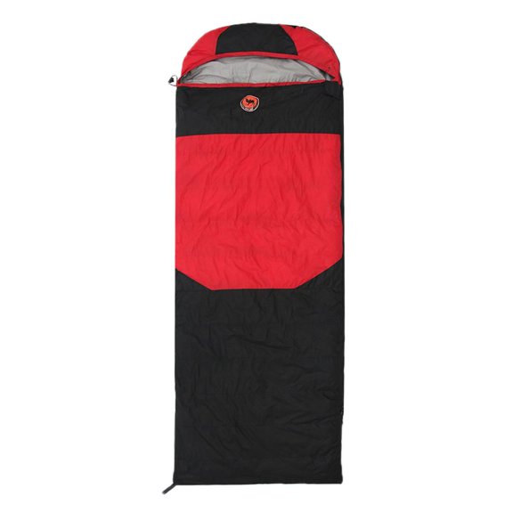 Wswqop Waterproof Envelope Sleeping Bag Suit Quilt Camping Warm Blanket Red