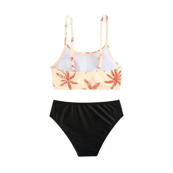 Wsysadlol Girl Swimsuit Two Piece, Girls Swimsuits Size 10-12 Upf 50 Swimsuit Set Quick Dry Bathing Suits Cute Summer Swimwear Cute Summer Beach Swimwear