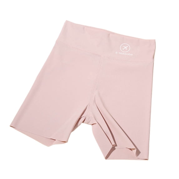 Wsysadlol High Waist Stretchy Kids Short Leggings Elastic Comfort Base Layer Bottoms For Daily Matching Pink