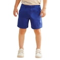thumbnail image 1 of Wsysadlol Toddler Boys Girls Solid Casual Shorts With Pockets Fashion Versatile Kids Sport Play Bottoms For Daily Outdoor Activities Blue, 1 of 5
