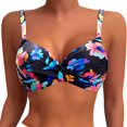 thumbnail image 1 of Wsysadlol Women Underwire Bikini Top - Push Up Bathing Suit Top Padded Bra Swimsuit Top Beach Vacation 2026, 1 of 4