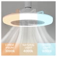 thumbnail image 1 of WtZbdo LED Socket Ceiling Fan with Remote Control, 1 of 12