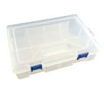 thumbnail image 1 of WtZbdo Plastic Puzzle Storage Box Clear Plastic Storage Box with Flap Lid, Multipurpose Craft Organizers and Storage Box Art Supply Storage Organizer, 1 of 9