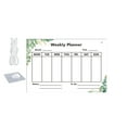 thumbnail image 1 of WtZbdo Weekly Clear Acrylic Wall Calendar Reusable Dry Erase Board Erasable Week Planner Hanging Message Note Board Undated Transparent Calendar for Home Office, 1 of 7