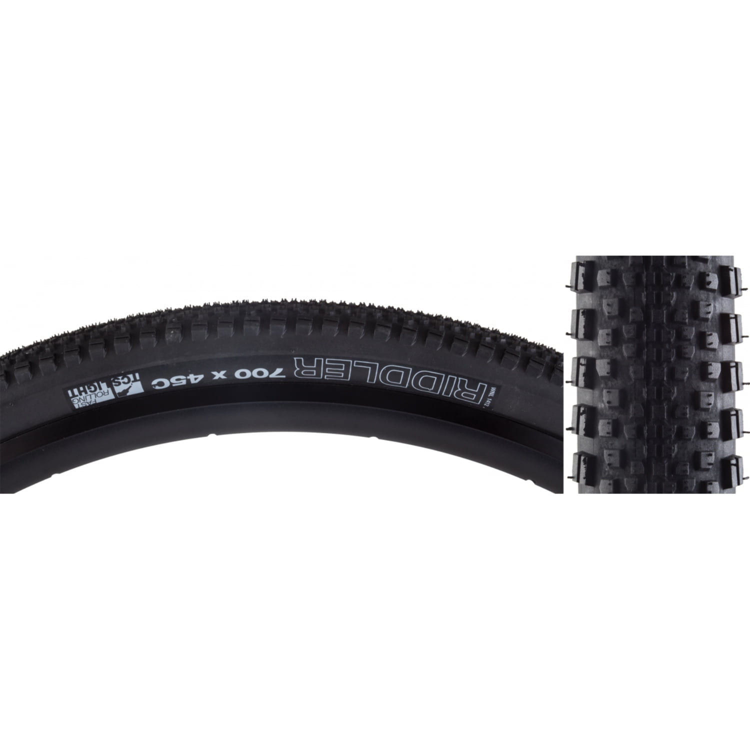 WTB Riddler 700x45 TCS Light Fast Rolling Tire, Tubeless Ready Clincher ...
