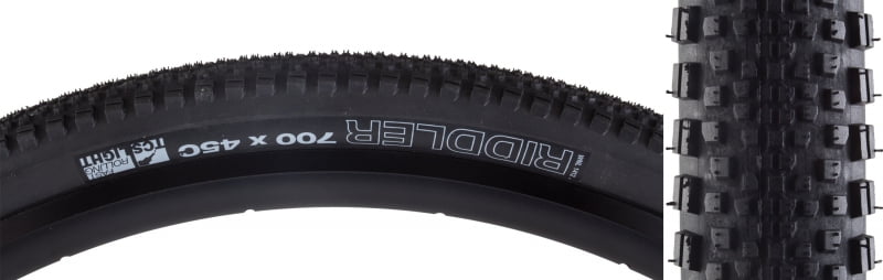 WTB Riddler 700x45 TCS Light Fast Rolling Tire, Tubeless Ready Clincher ...