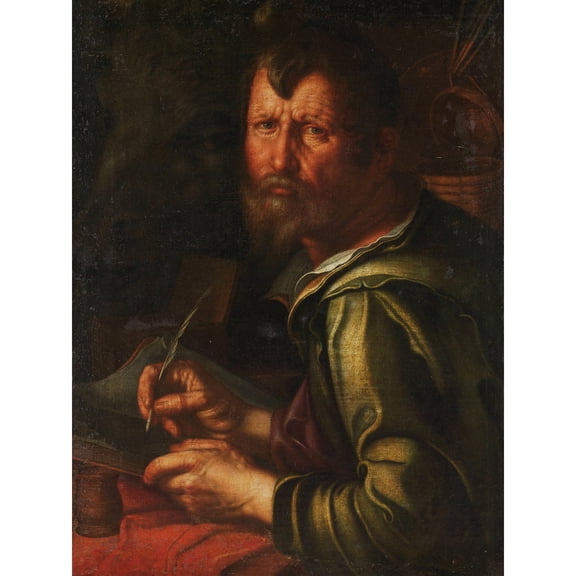 Wtewael Saint Luke Evangelist Painting Extra Large XL Wall Art Poster Print