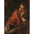 thumbnail image 1 of Wtewael Saint Mark Evangelist Painting Extra Large XL Wall Art Poster Print, 1 of 3