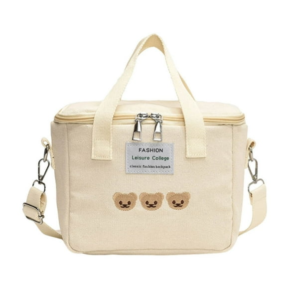 Diaper Bag Diaper Bag Versatile Insulated For Mom Diaper Bag Bear Cute For Infant Travel Bag For Infant Bag For Mom Infirmary Shoulder Bag For Mom White