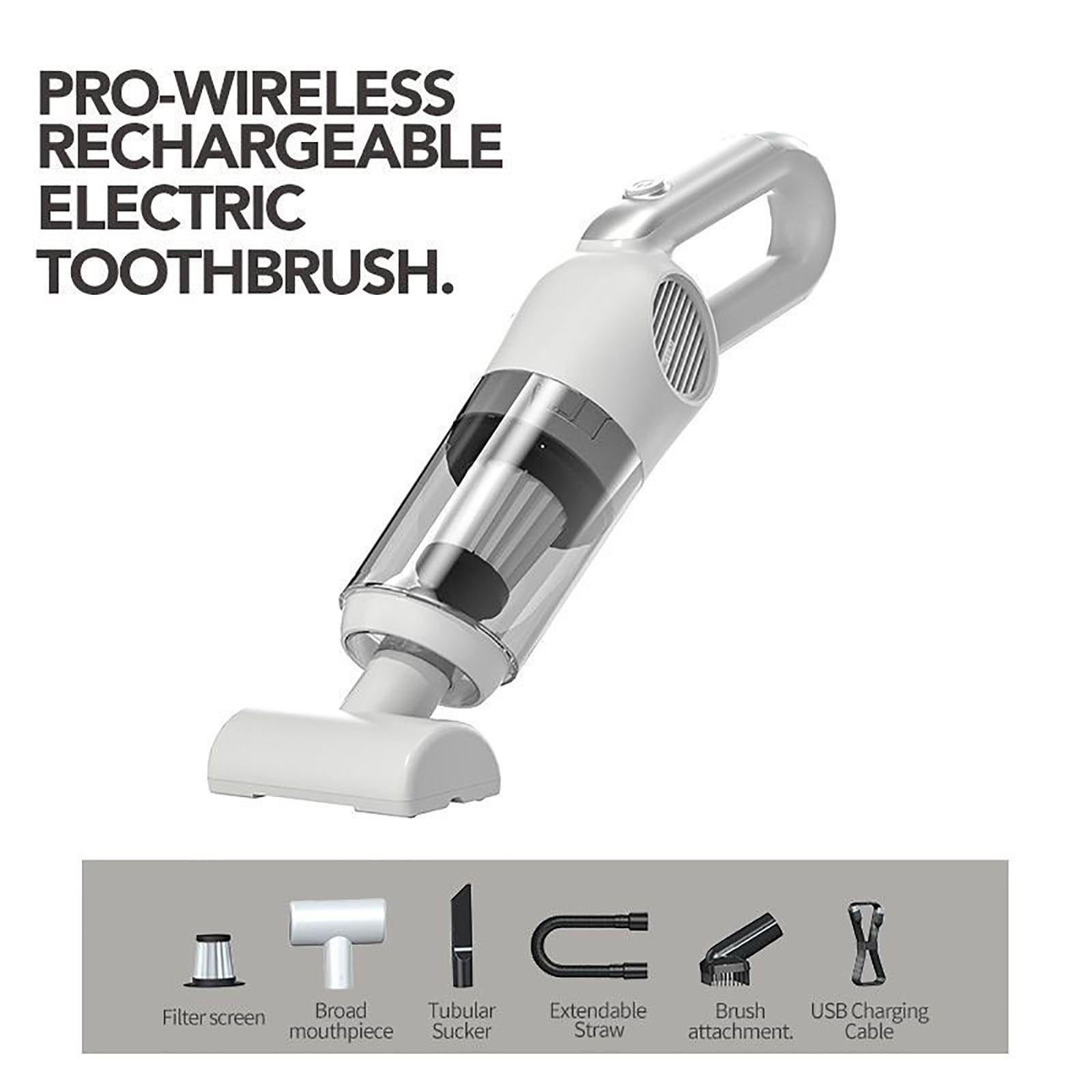 Wtgtog New Wireless Vacuum Cleaner With High Suction Power For Car Use