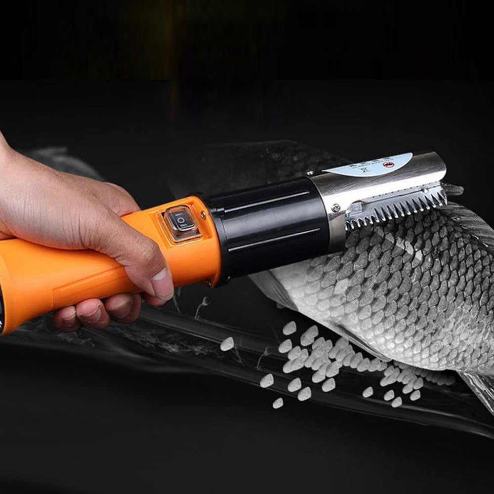 Wtsjunt A Fish Scaler Knife Stainless Steel Electric Waterproof Fish