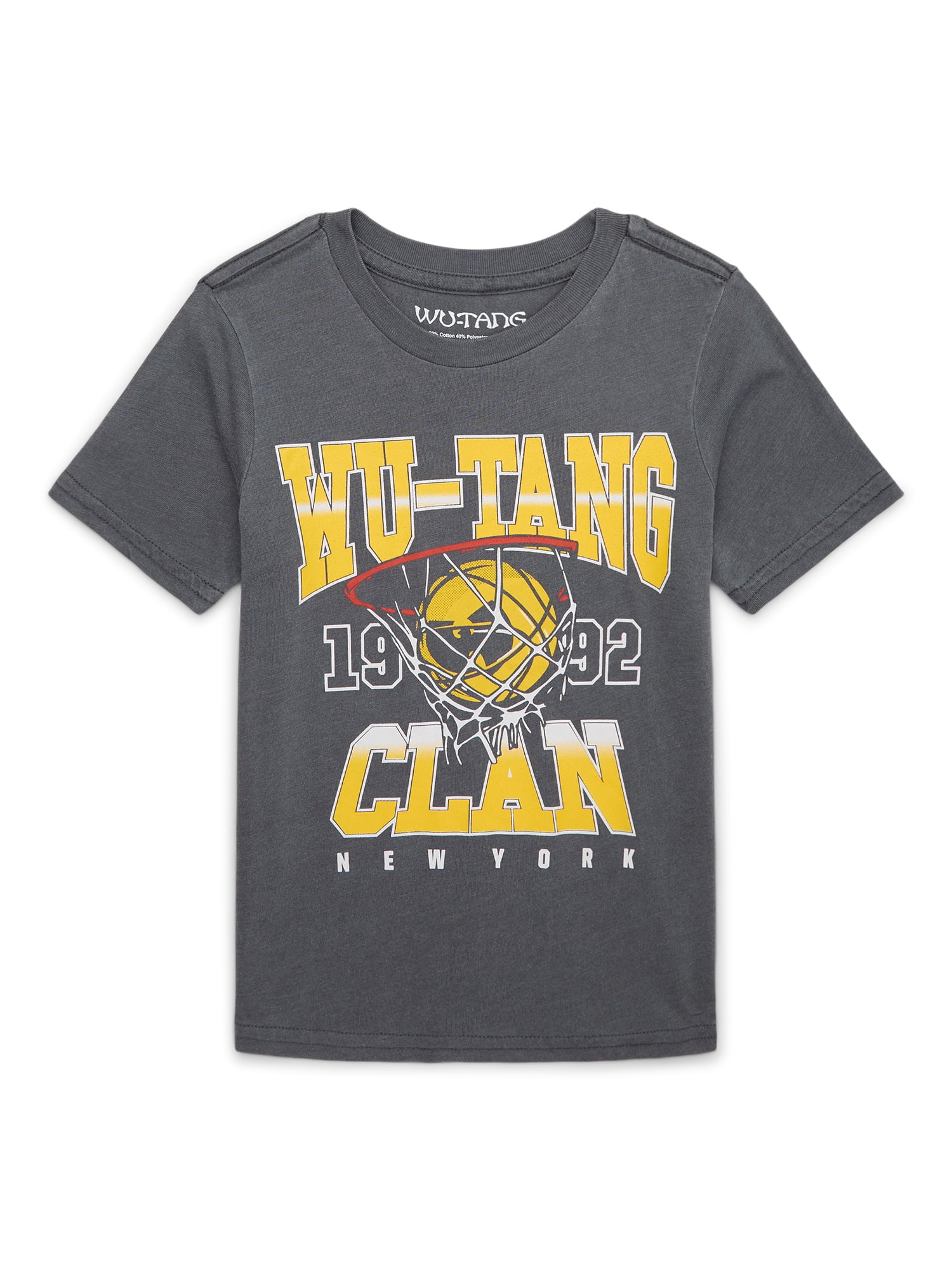 Wu-Tang Boys Basketball Team Graphic Tee - Walmart.com