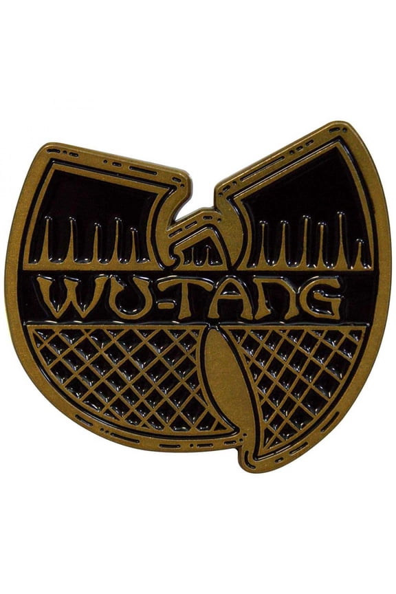 Clan Black  and  Gold Logo Badge Pin