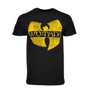 Wu-Tang Clan Men's Classic Yellow Logo T-Shirt Black XX-Large | Officially Licensed Merchandise