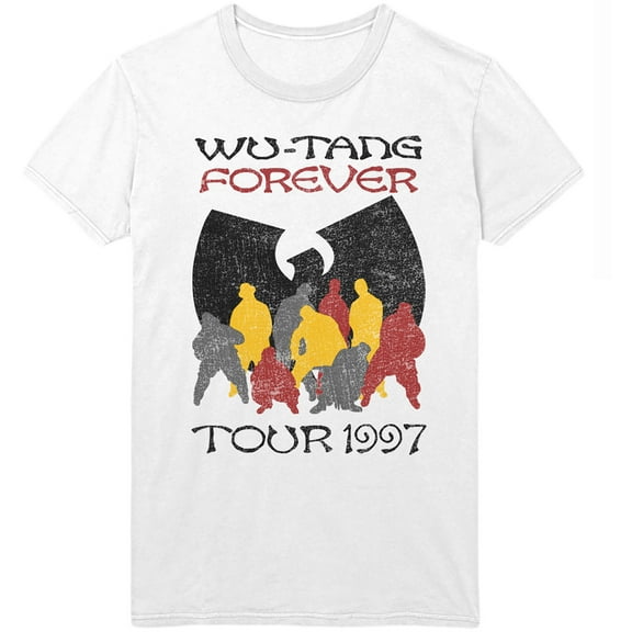 Wu Tang Clan Men's Forever Tour '97 T-shirt Large White