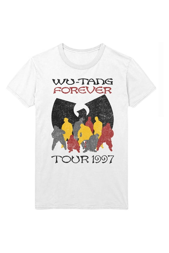 Wu Tang Clan Men's Forever Tour '97 T-shirt Large White