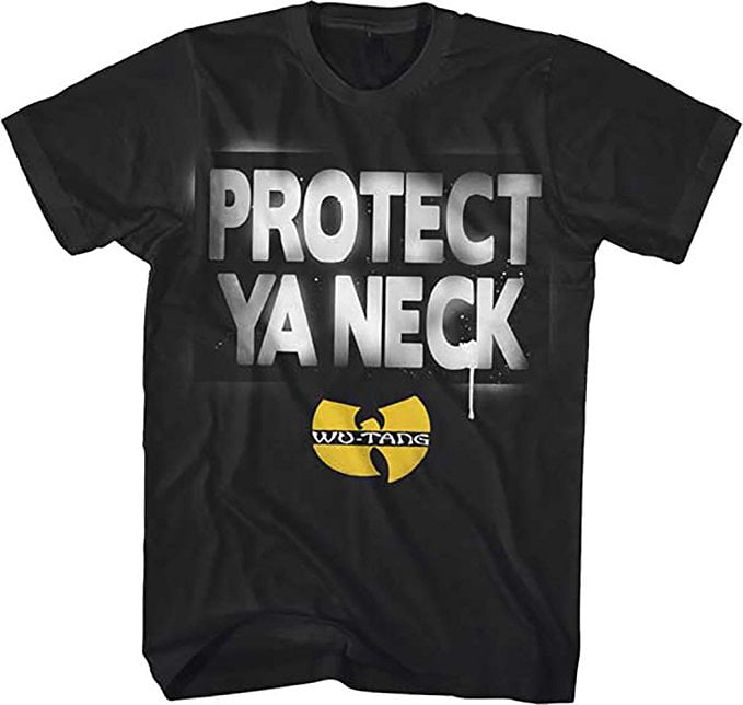 Wu-Tang Clan Protect Ya Neck Black T-Shirt - Walmart.com