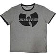 thumbnail image 1 of Wu-Tang Clan Unisex Ringer T-Shirt: Logo (Small), 1 of 4