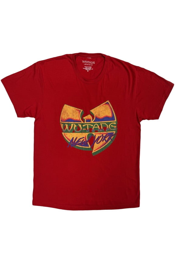 Wu-Tang Clan Unisex T-Shirt: New York V1 (Red)