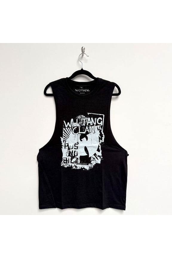 Wu-Tang Clan Unisex Vest T-Shirt Graffiti (Black)