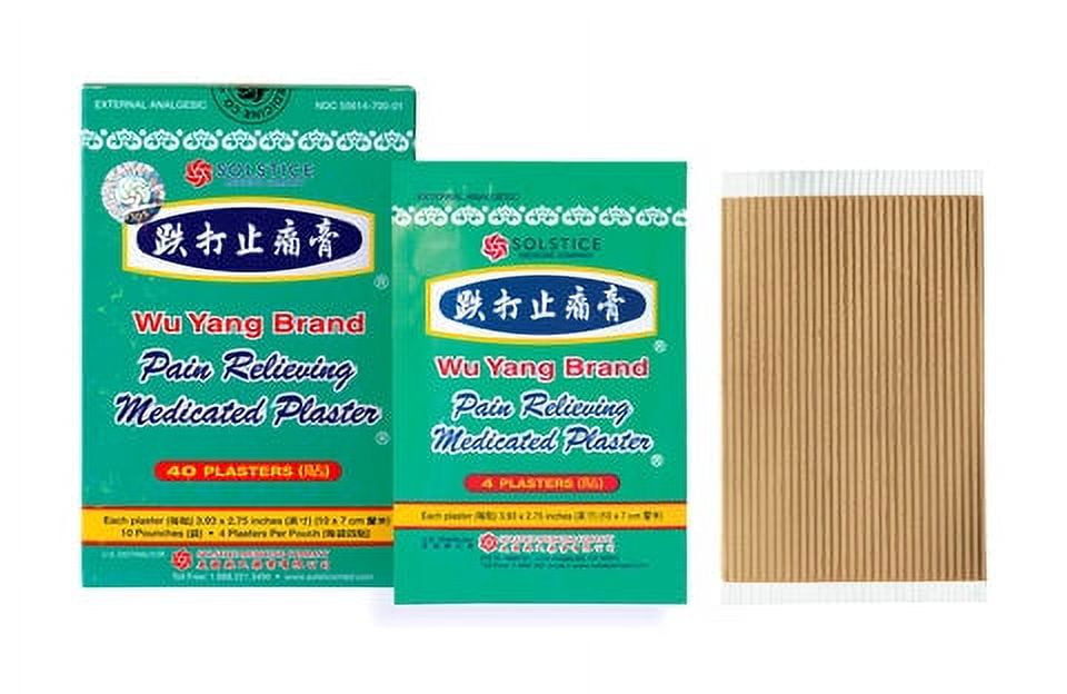 SOLSTICE MEDICINE Wu Yang Pain Relief Herbal Patch (40 sheets)