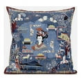 thumbnail image 1 of Wu Zetian Indoor/Outdoor Pillow in Gray Brown Yellow 20x20, 1 of 5