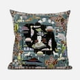 thumbnail image 1 of Wu Zetian Indoor/Outdoor Pillow with Removable Cover in Gray Pink White Green20x20, 1 of 1