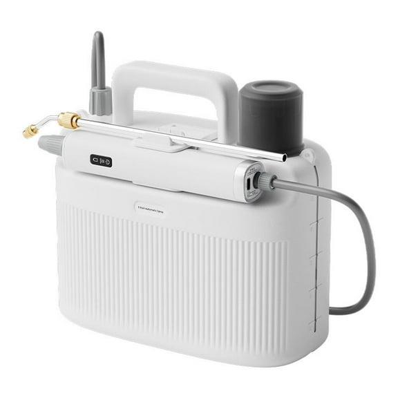 WuKeTin 1.35 Gallon Battery Powered Garden Sprayer with Adjustable Nozzle and Telescopic Spray, Portable Electric Sprayer for Gardening, Cleaning