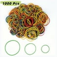 thumbnail image 1 of WuPing 1000 Pcs Colorful Rubber Bands Set 25mm/38mm/50mm Diameter Rubber Bands Elastic Rubber Bands Household Rubber Bands Reusable, 1 of 7