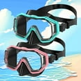 thumbnail image 1 of WuPing 2 Pack Safe & Comfortable Swim Goggles: Shatterproof Lens, Anti-Fog, 180° View & Nose Cover for Age 5-16, 1 of 6