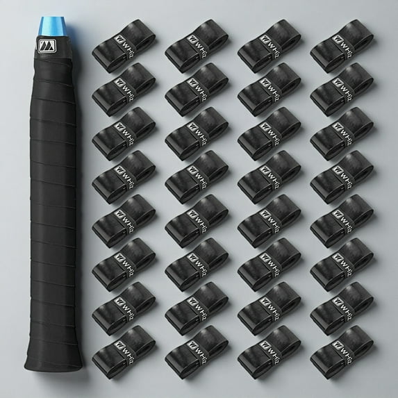 WuPing 24 Pcs Tennis Racket Grip Tape Precut Tennis Overgrip Tape, Anti Slip and Absorbent