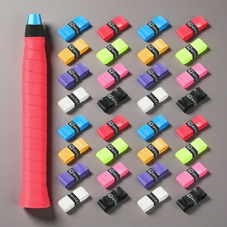 WuPing 24 Pcs Tennis Racket Grip Tape Precut Tennis Overgrip Tape, Anti Slip and Absorbent