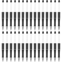 WuPing 30 Pcs Pens Beadable Pens 1.0mm Black Ink DIY Pens Halloween Pens Ballpoint Pens (Black, Gold, Blue, White, Yellow)