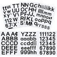 thumbnail image 1 of WuPing 8 Sheets of Vinyl Letter Stickers, Self-Adhesive Mailbox 1 Inch Number and Letter Stickers for Scrapbooking Bulletin Board Decorations (Black), 1 of 7
