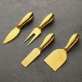 thumbnail image 1 of WuPing Cheese Knives 4 Pcs Stainless Steel Cheese Slicing Tool Include Cheese Fork, Slicing Knife, and Butter Spreader, 1 of 7