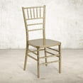 thumbnail image 1 of Wubio Pewter Resin Stacking Chiavari Chair 18.5"D x 15.75"W x 36.5"H-Gold, 1 of 11
