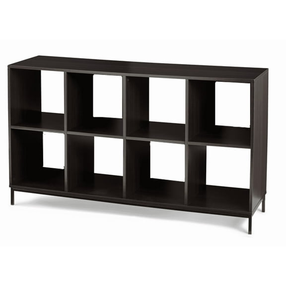 Wubio Vinyl Record Storage Cabinet LP Album Display Rack Shelve Bookcase Filing-Espresso