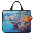 Wuche Boats Laptop Handle Bag Computer Protect Case Diving Fabric for