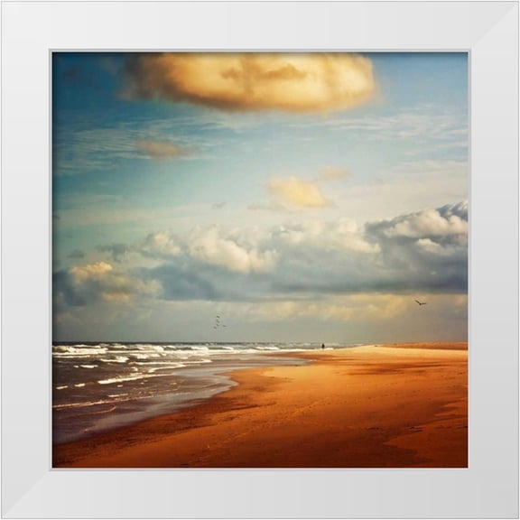 Wuestenhagen, Dirk 12x12 White Modern Wood Framed Museum Art Print Titled - Dream Beach