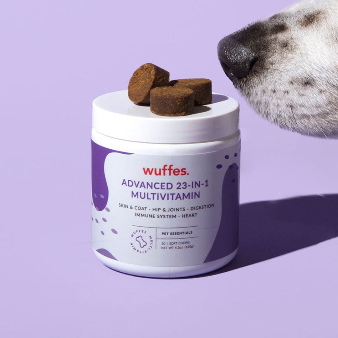 Wuffes 23in1 Chewable Dog Multivitamins & Supplements Dog Multivitamin for Small&Large Breed