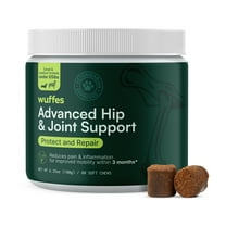 Wuffes Advanced Hip & Joint Supplement for Small & Medium Dogs, 60 Chews
